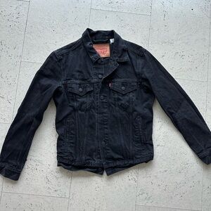 Levi's Black classic slim fit Jean Jacket